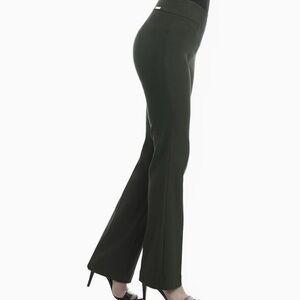 Rekucci Slimming Barely Bootcut Pants Moss Stretch Shaping Tummy Control Size 4